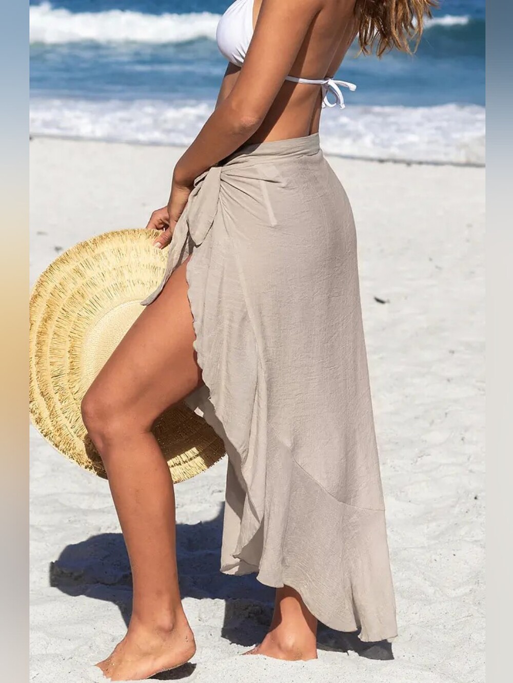 🌞 HOST PICK 🌞 Flowy Midi Tie Sarong 💥 BRAND NEW 💥 - Picture 2 of 4